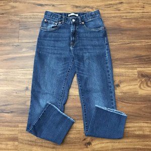 Girls Levi’s High Rise Ankle Straight Jeans